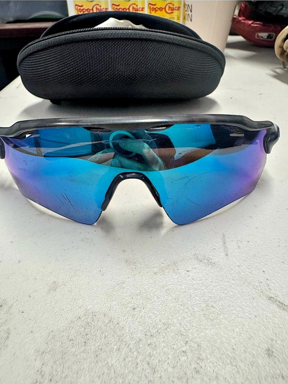 Oakley Radar EV Path Sports Sunglasses Black & Blue